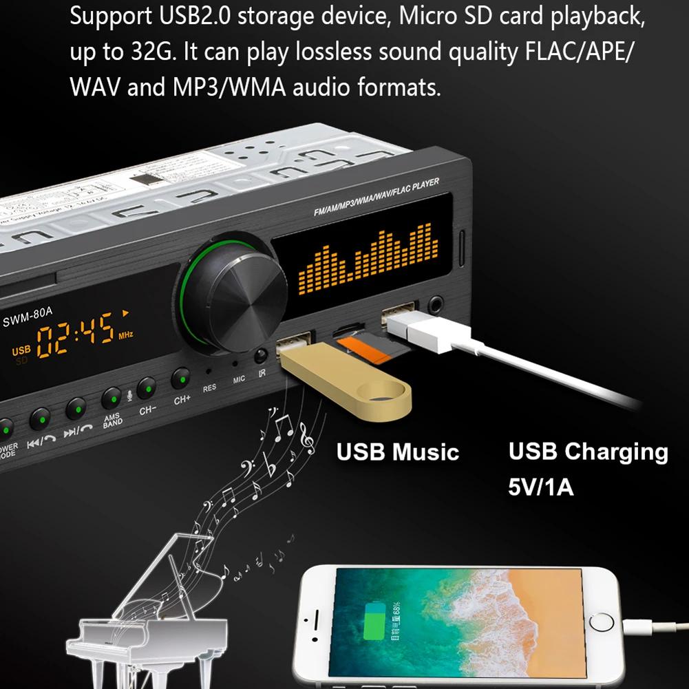 SWM-80B  DIN ڵ ׷    TF USB AUX   